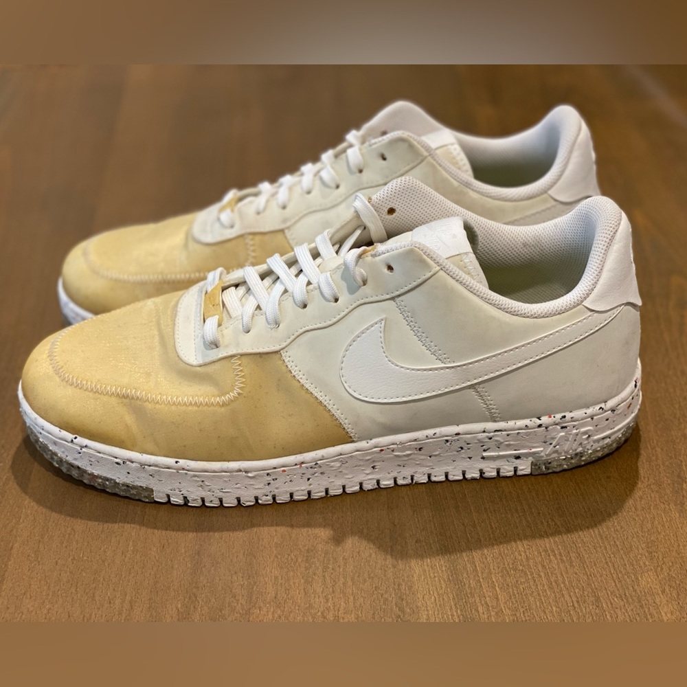 Nike Air Force 1 Crater Summit White and Gold- Size 14